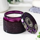 Свеча ароматическая в банке "SAN BLACK FRUITS", 5х7 см, ежевика  7999243 Свеча ароматическая в банке "SAN BLACK FRUITS", 5х7 см, ежевика  7999243