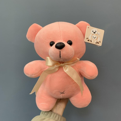 Игрушка Мишка цветной велюровый 24 см. N 41885