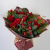 Зимний букет с красными розами "Красный бархат" N 90876 Зимний букет с красными розами "Красный бархат" N 90876