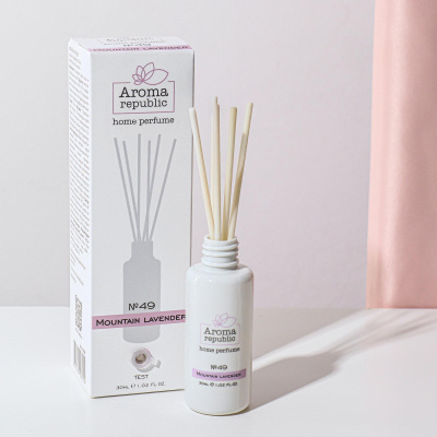 Диффузор ароматический AROMA REPUBLIC, 30 мл, "MouN taiN laveN der", лаванда и эвкалипт 7107602 Диффузор ароматический AROMA REPUBLIC, 30 мл, "MouN taiN laveN der", лаванда и эвкалипт 7107602