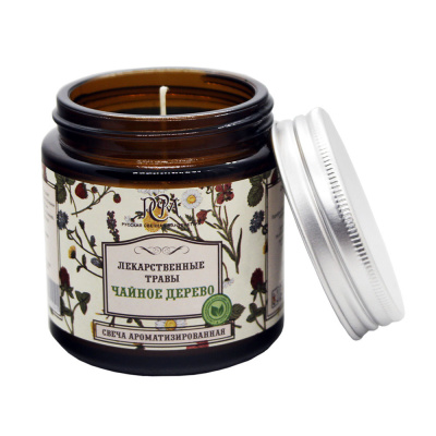 Свеча в банке ЧАЙНОЕ ДЕРЕВО, 15ч Свеча в банке ЧАЙНОЕ ДЕРЕВО, 15ч